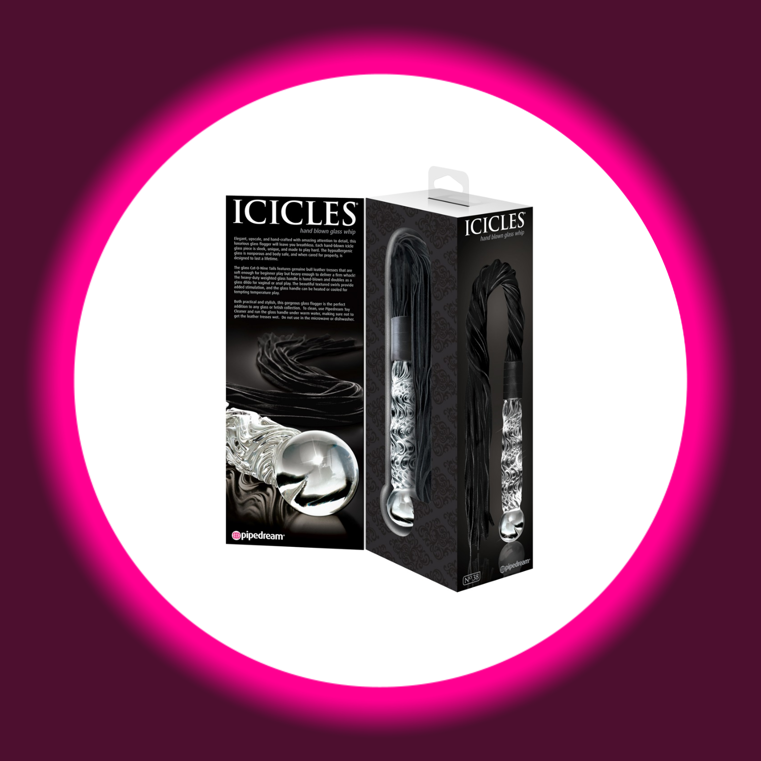 ICICLES | DILDO UND PEITSCHE | AUS GLAS