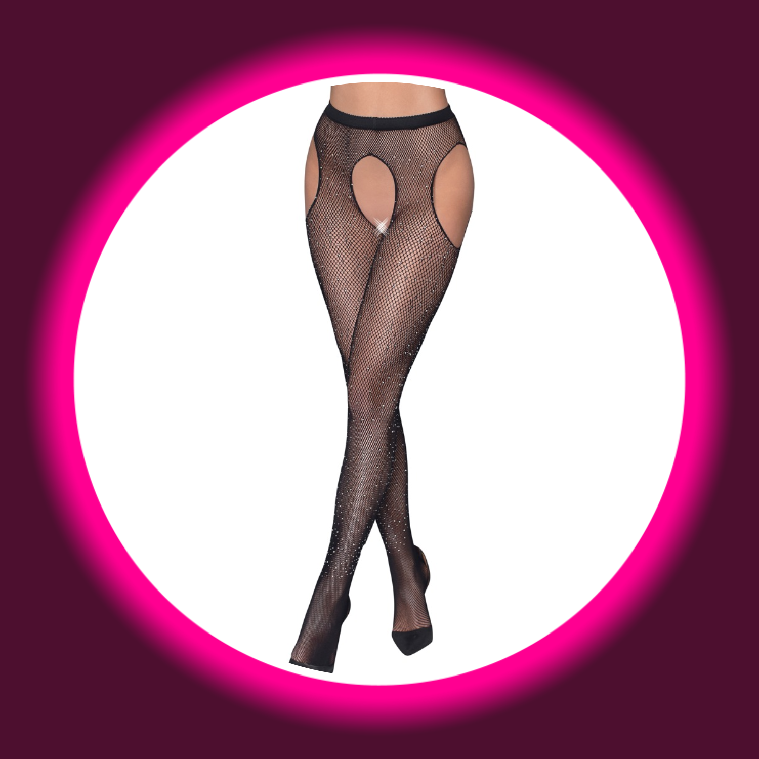COTELLI LEGWEAR | STRAPS-PANTYHOSE GLITZER
