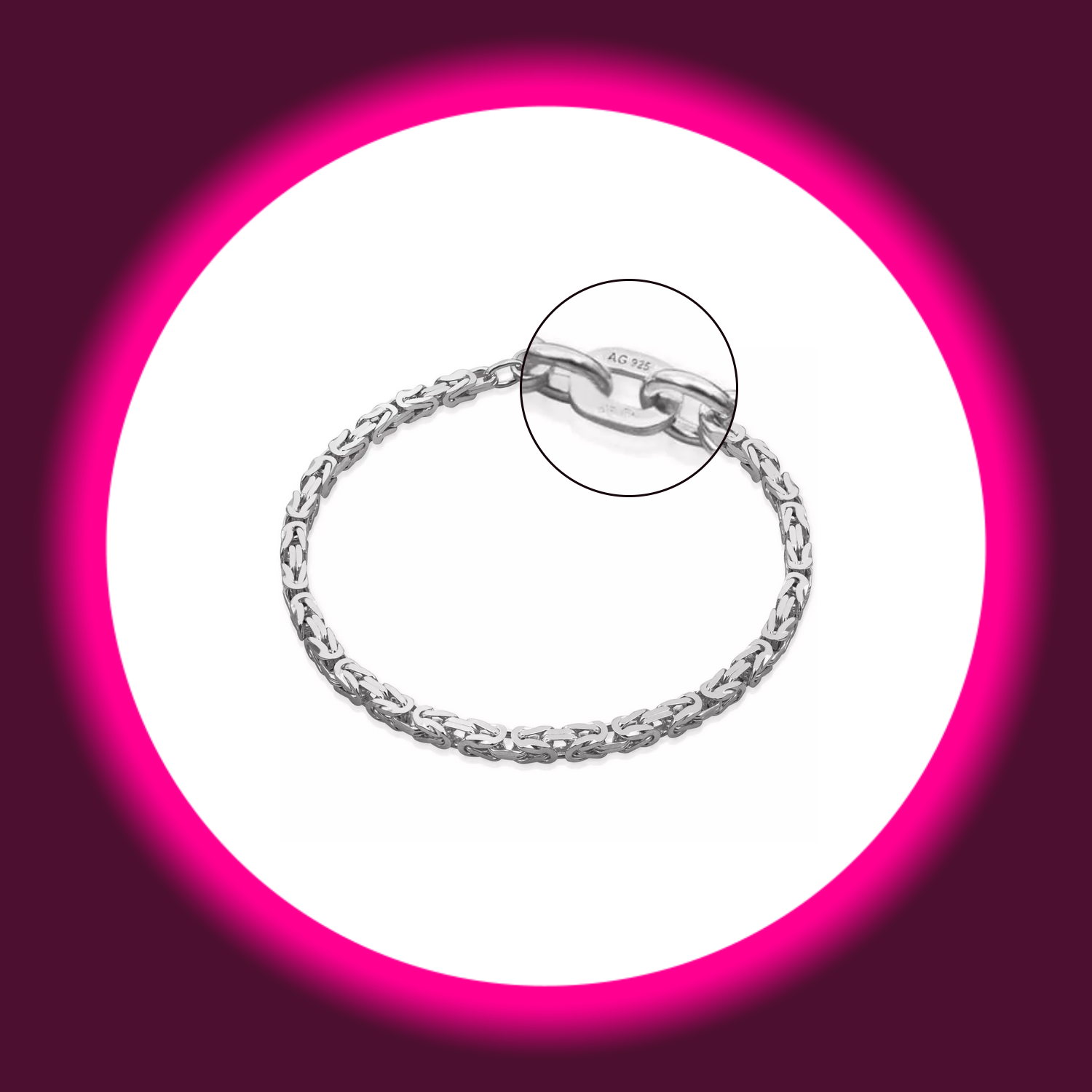 MODABILÉ SCHMUCK | ARMBAND ROYAL KLASSISCH SILBER