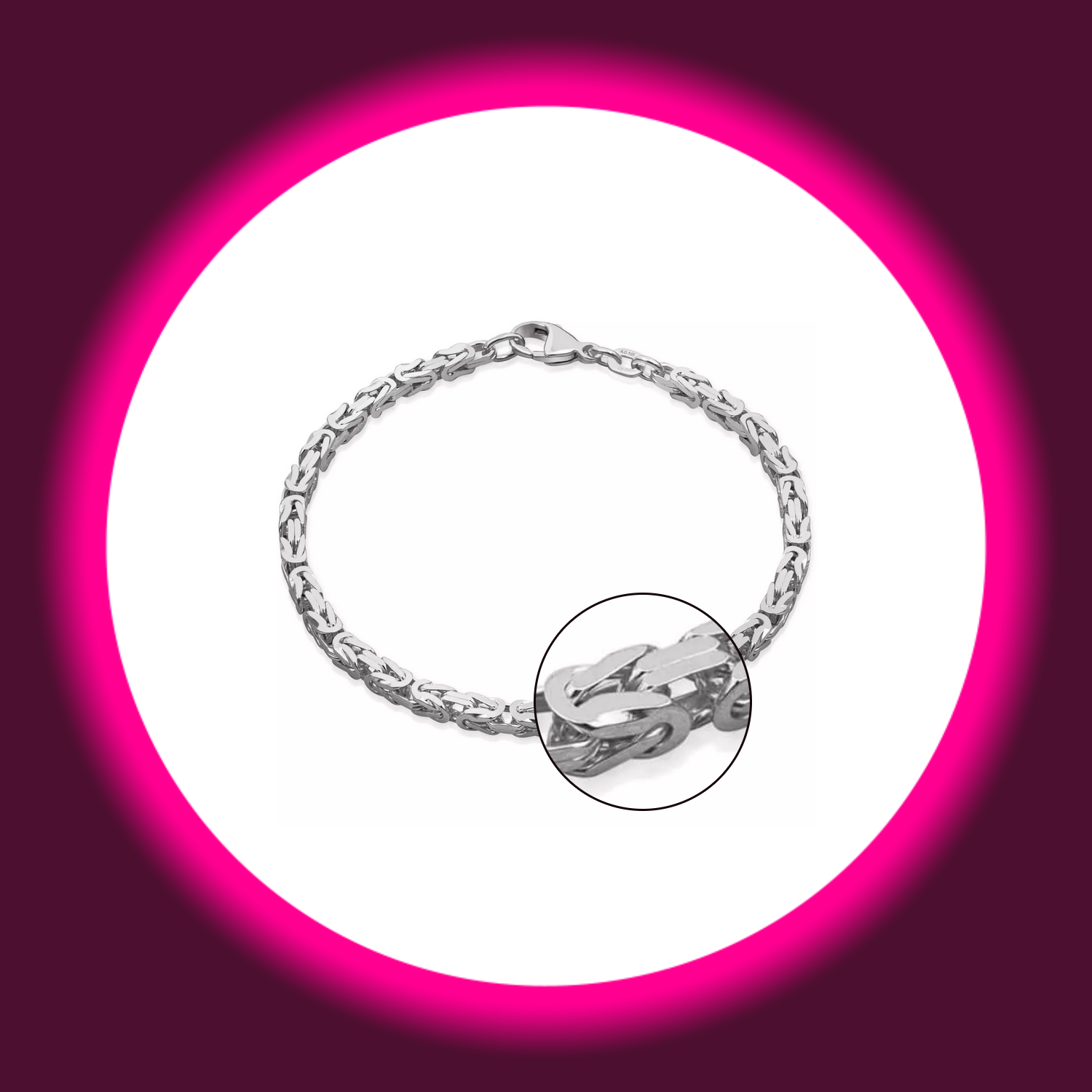 MODABILÉ SCHMUCK | ARMBAND ROYAL KLASSISCH SILBER