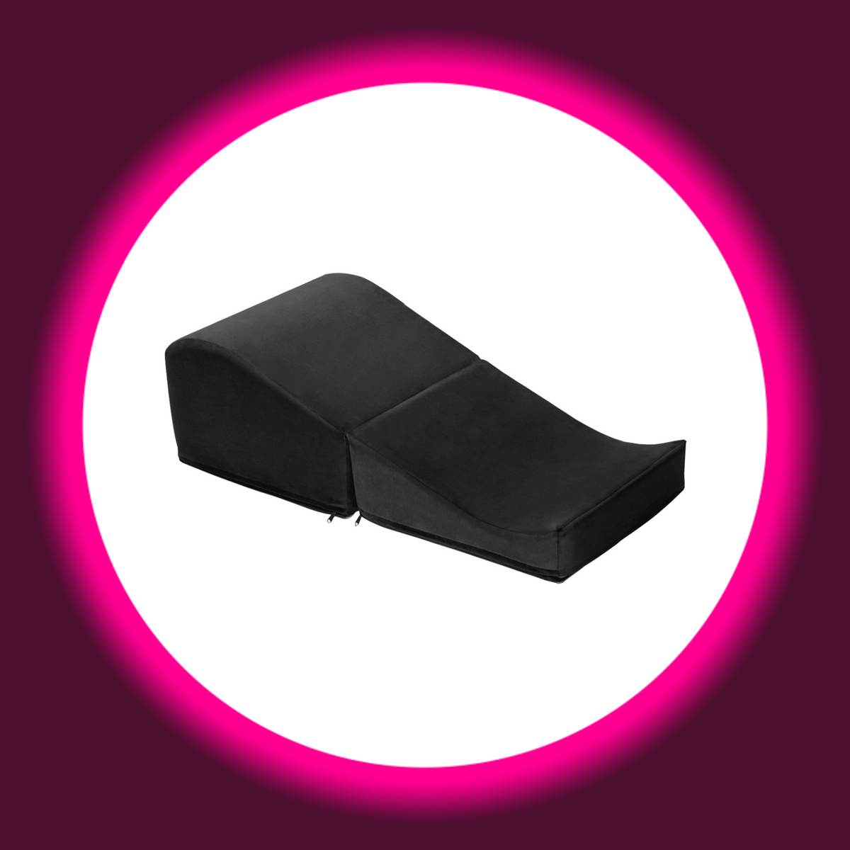 Winkelansicht eines schwarzen ausgeklappten Liebeshockers Flip Ramp von Liberator