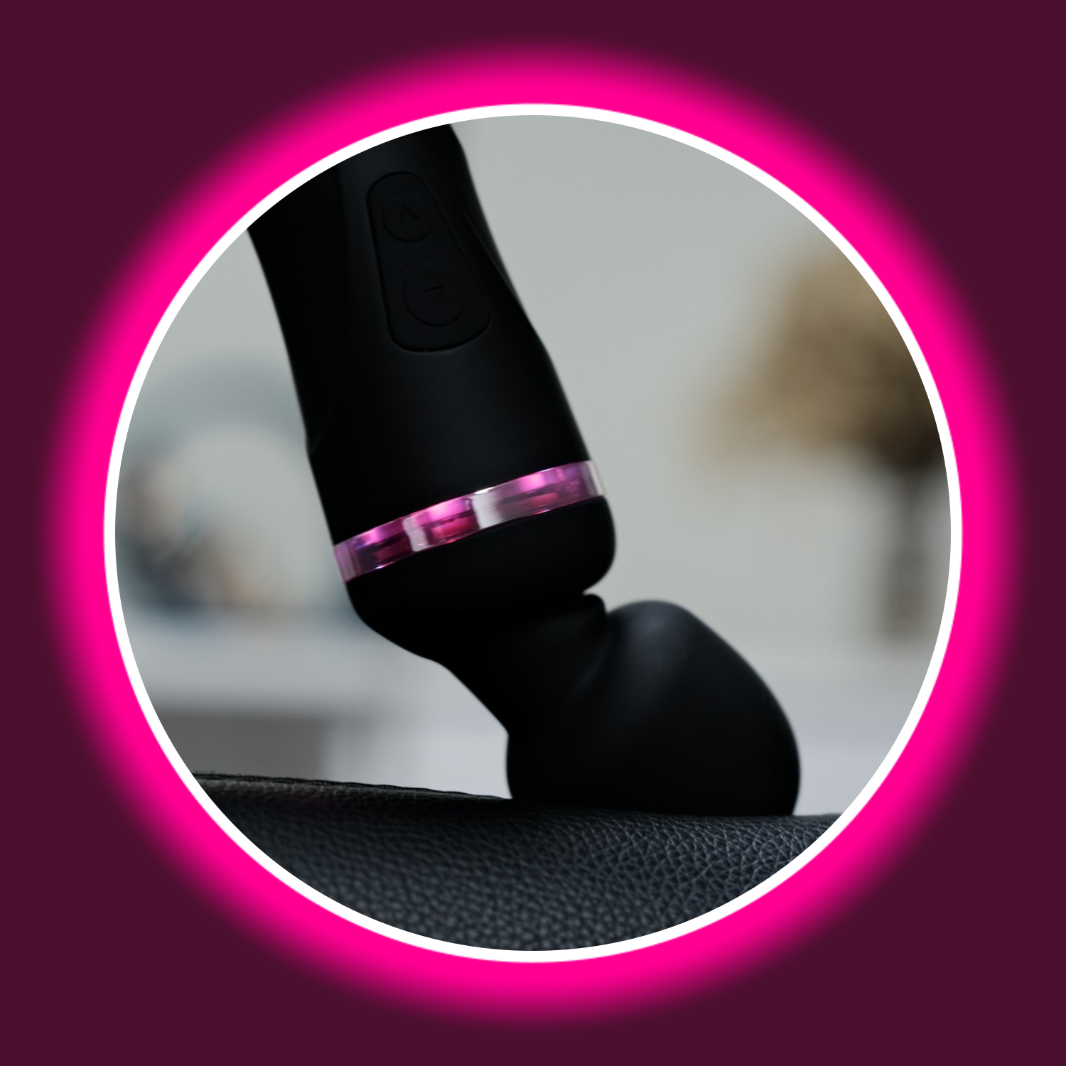 biegsamer Massagekopf des Wandvibrators Domi 2 von Lovense