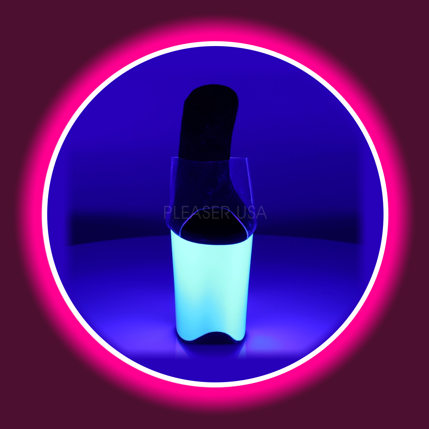 PLEASER | FLAMINGO (801) | NEON WEISS