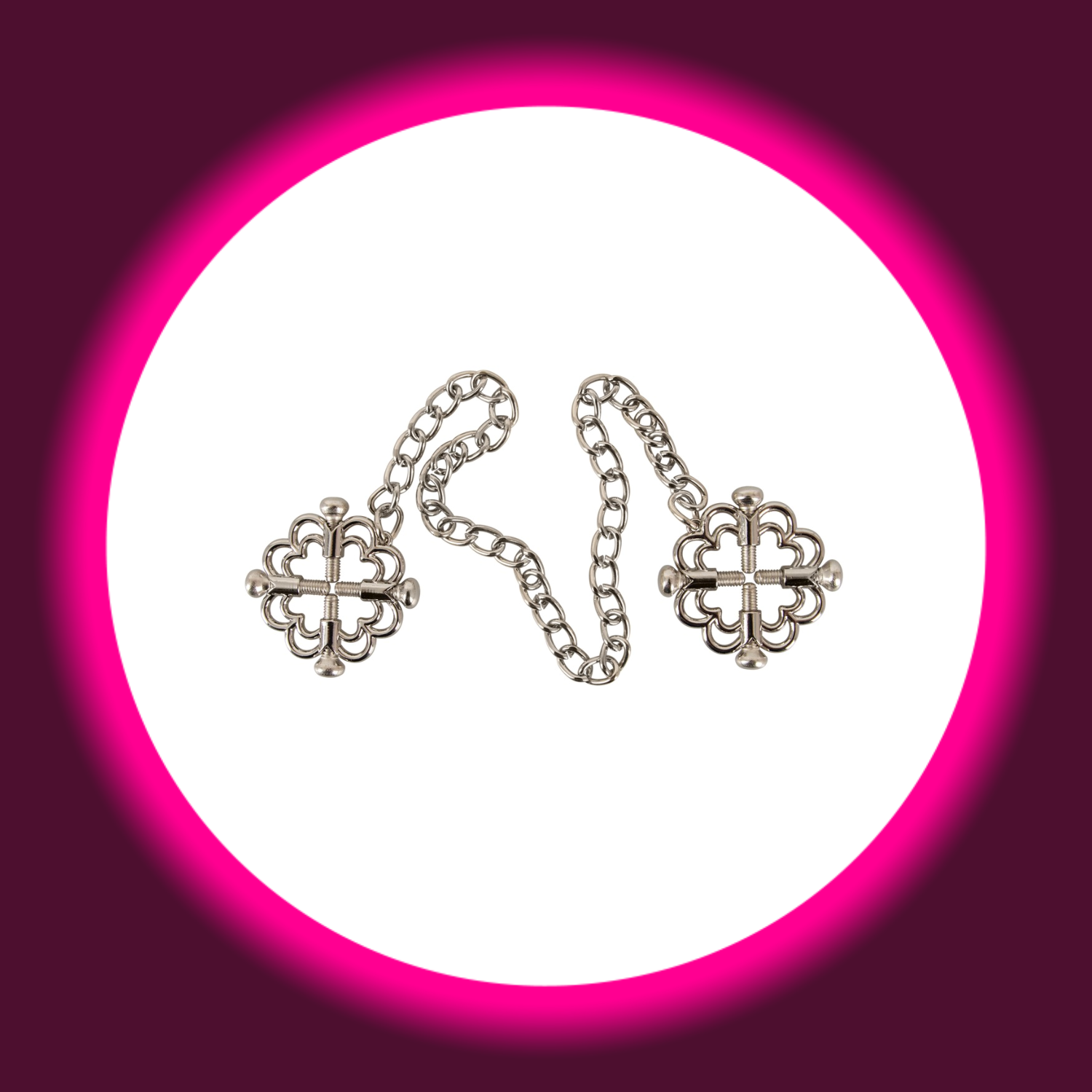 BAD KITTY | NIPPELKLEMMEN MIT KETTE