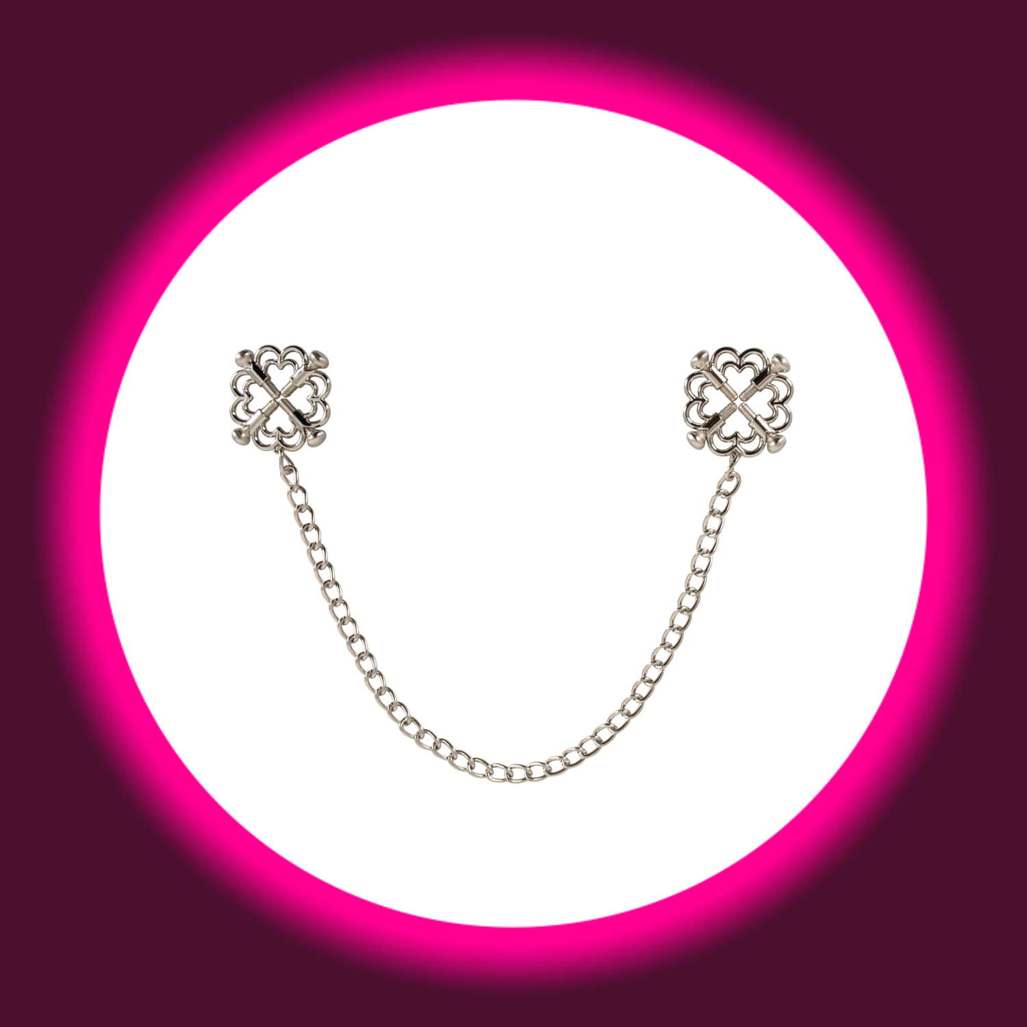 BAD KITTY | NIPPELKLEMMEN MIT KETTE