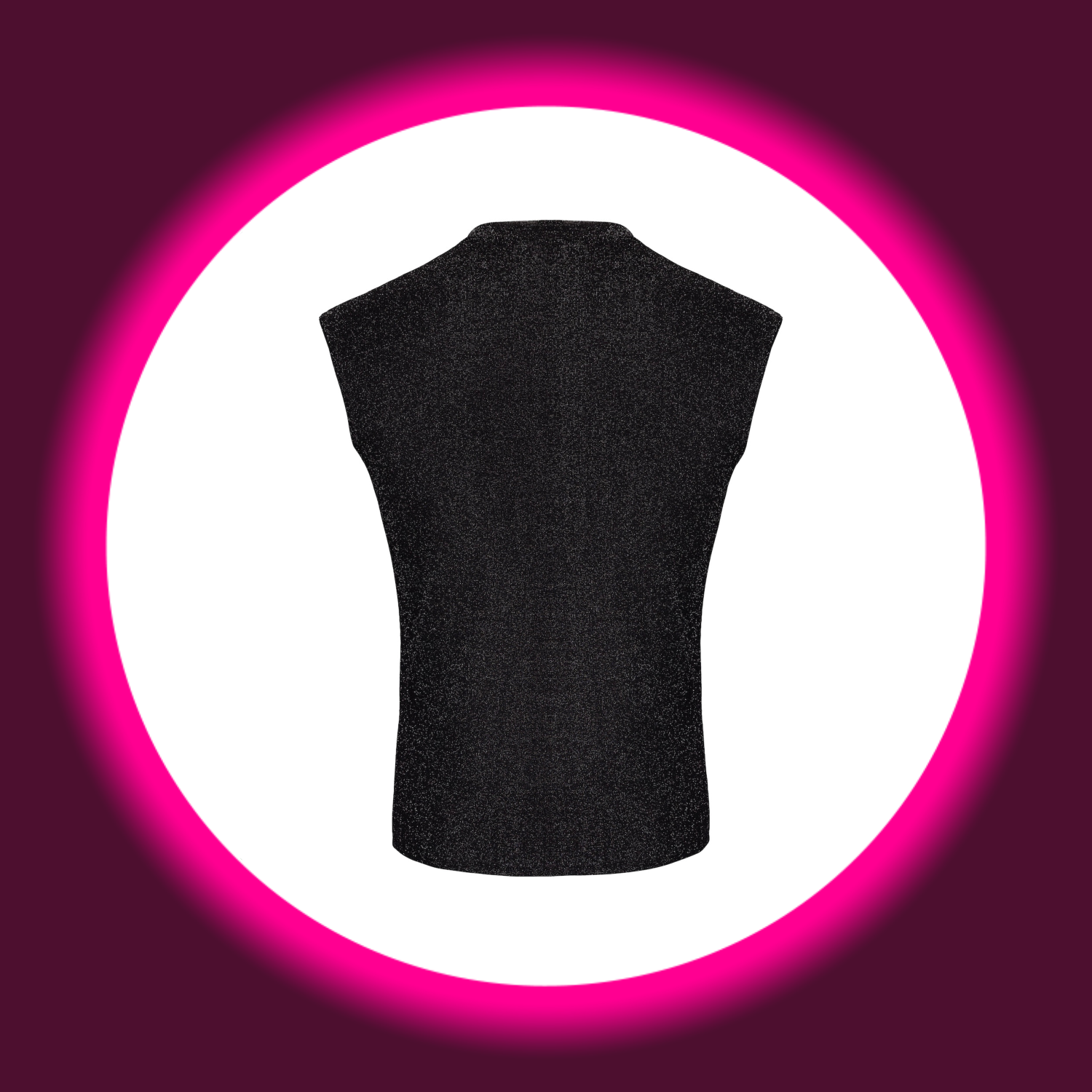 Rückansicht Noir Handmade Shirt Onyx H083 in Schwarz - transparent, mit Silberglanz