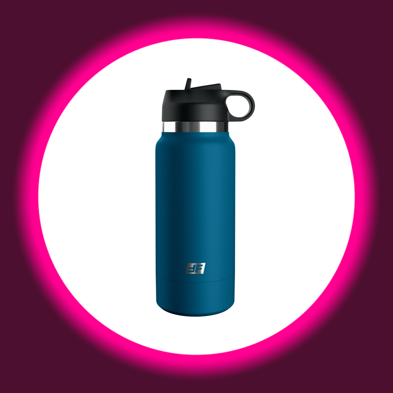 blauer Masturbator, getarnt als Trinkflasche, PDX Plus Fuck Flask Private Pleaser