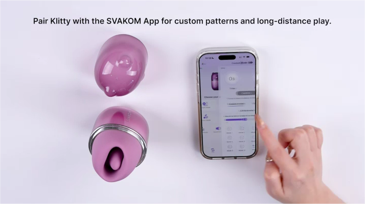 Präsentation und Bedienung des Auflegevibrators Klitty von Svakom