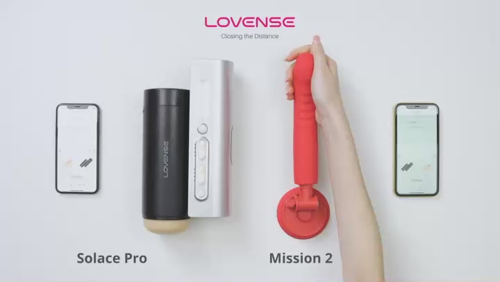 Funktionsweise des Masturbators Solace Pro und des Vibrators Mission 2 von Lovense