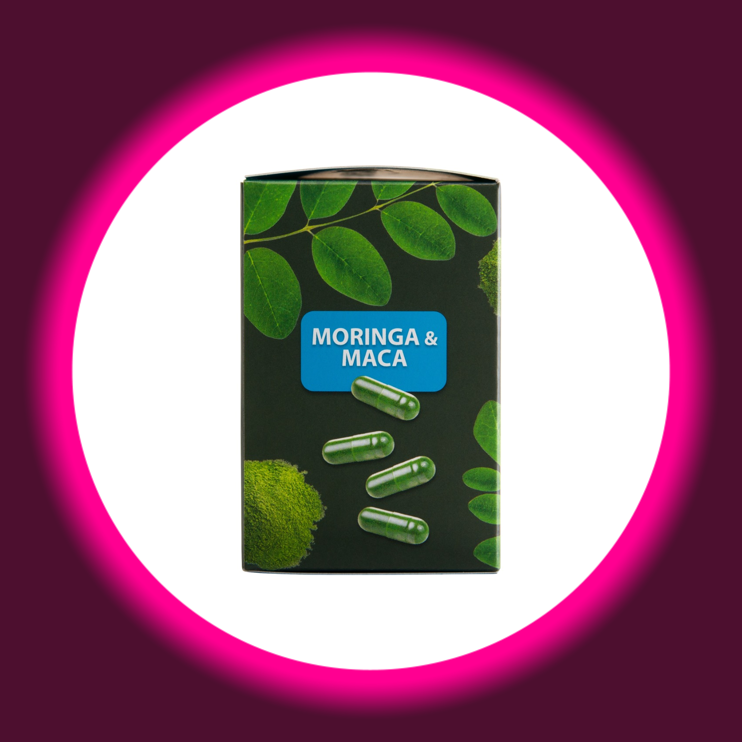 Verkaufsverpackung Hot Premium Moringa + Maca für Männer