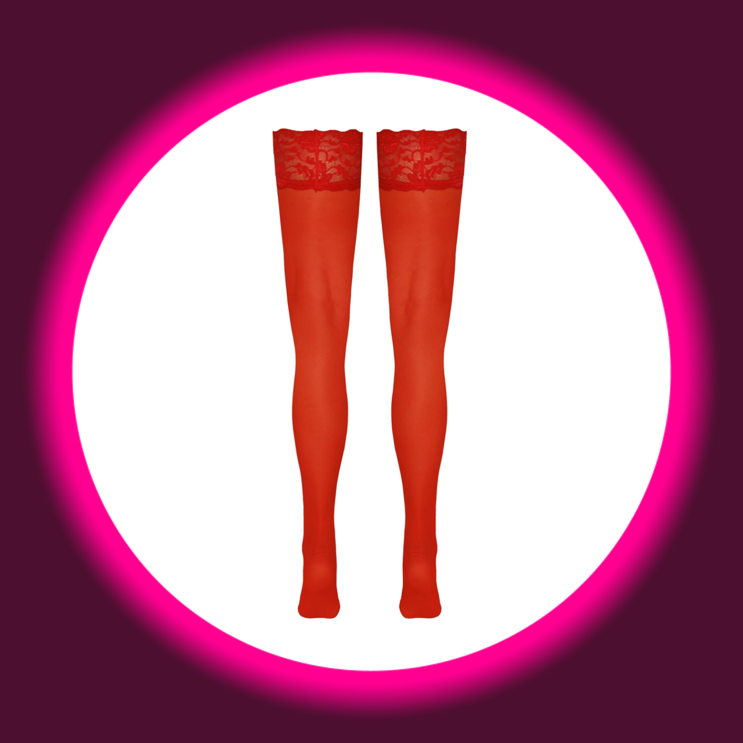 COTELLI LEGWEAR | HALTERLOSE STOCKINGS ROT