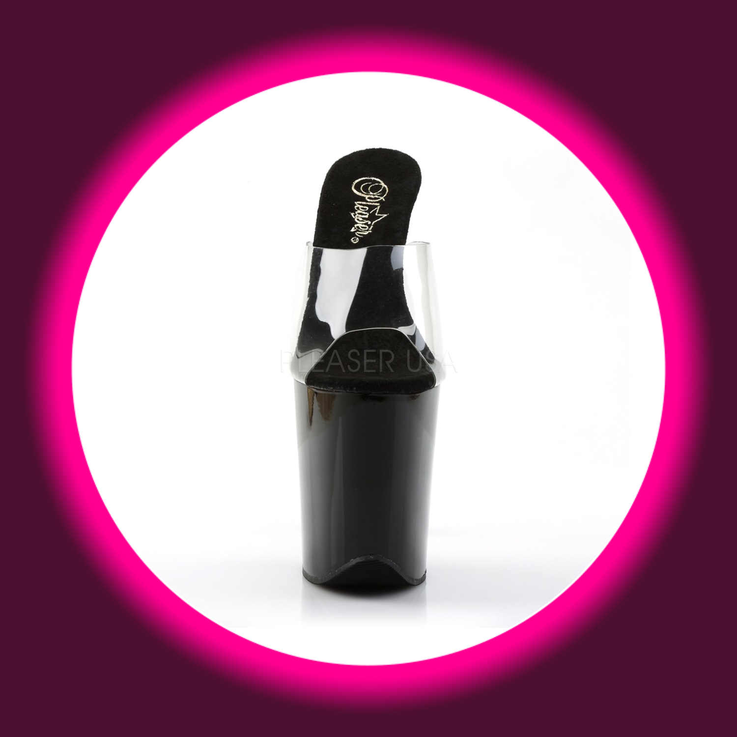 PLEASER | FLAMINGO (801) | SCHWARZ TRANSPARENT