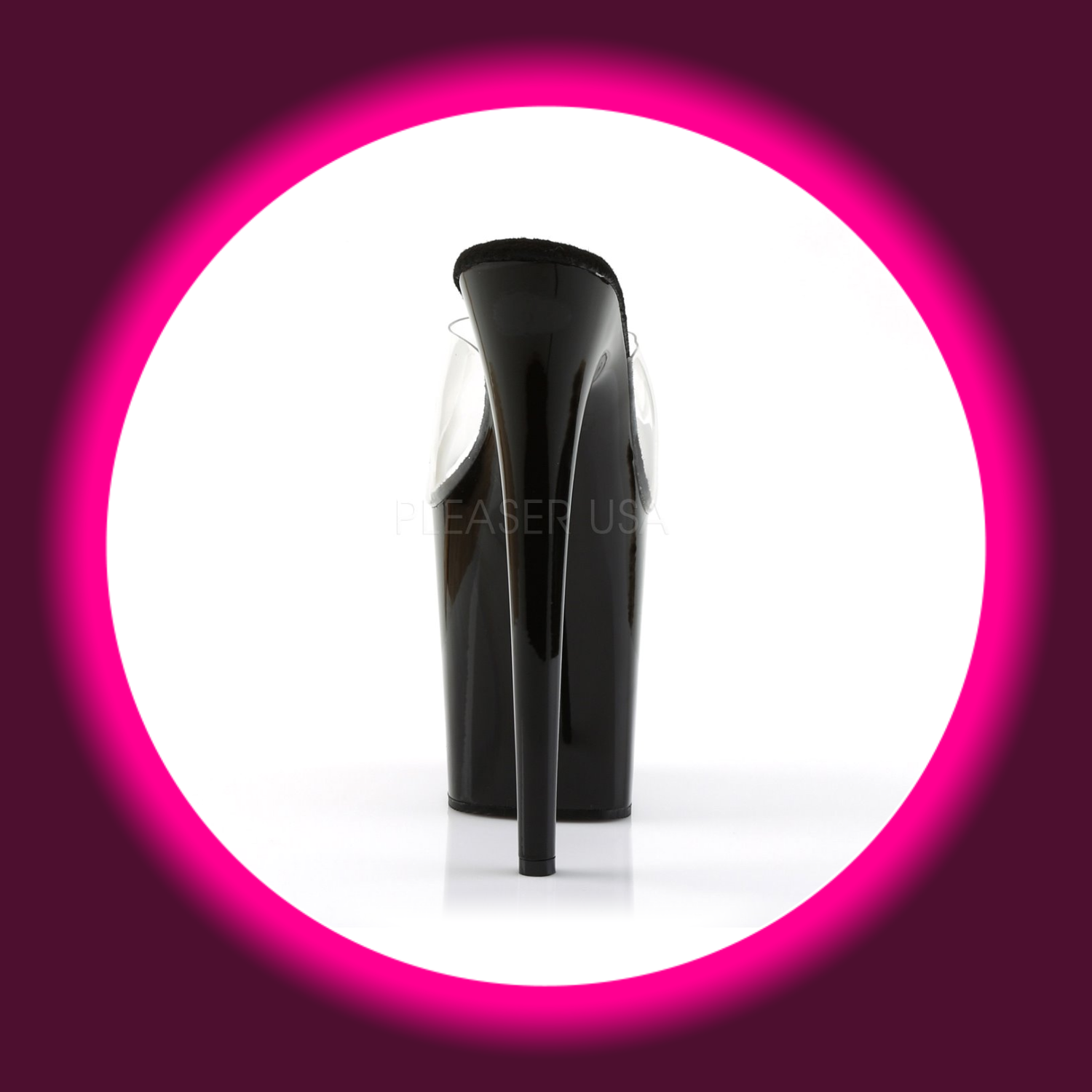 PLEASER | FLAMINGO (801) | SCHWARZ TRANSPARENT