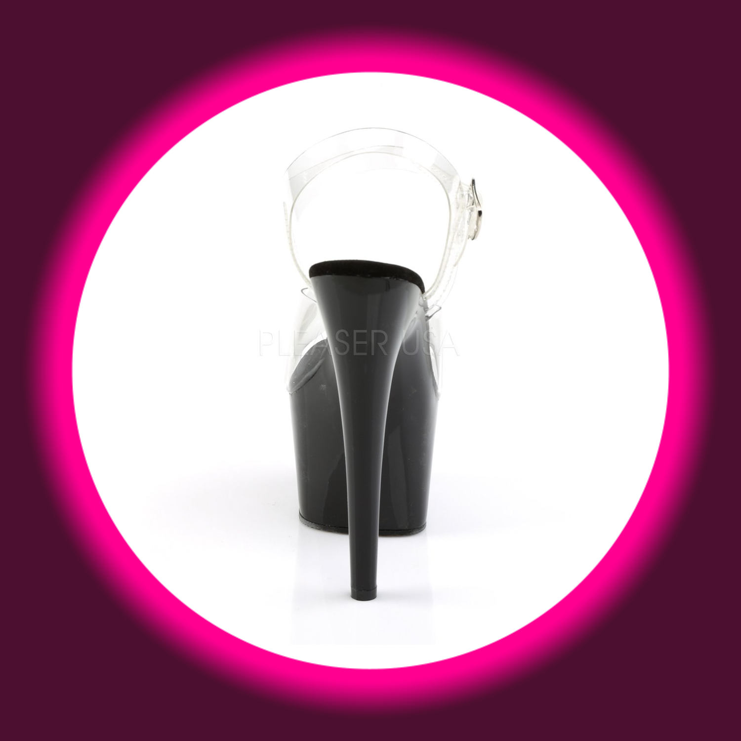 PLEASER | ADORE (708) | SCHWARZ TRANSPARENT