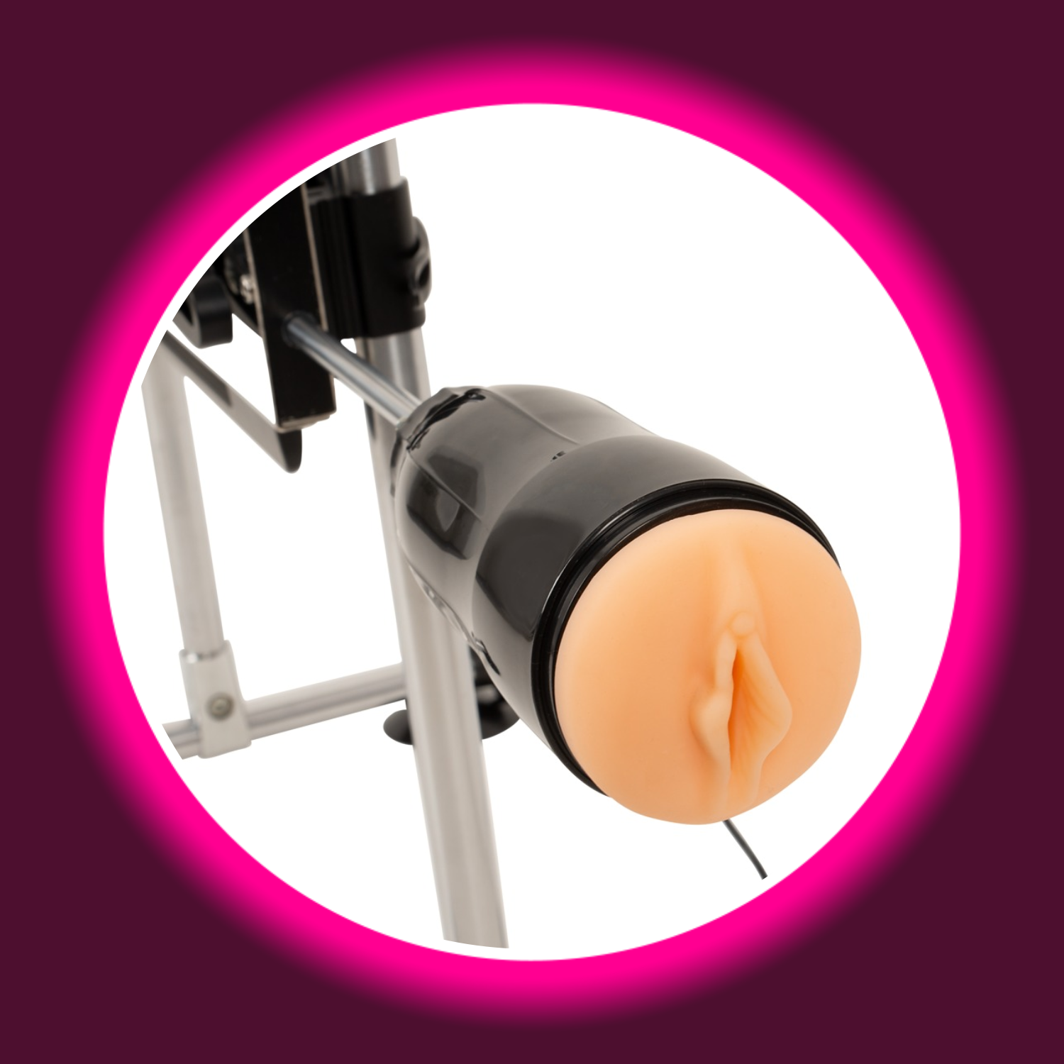 auf Sexmaschine montierter Masturbator in Vaginaoptik, The Banger