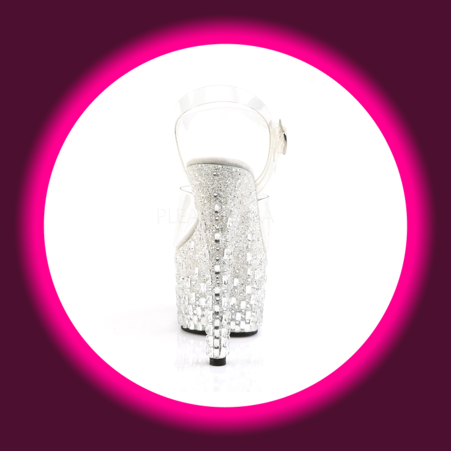 PLEASER | ADORE (708) | SILBER STRASS