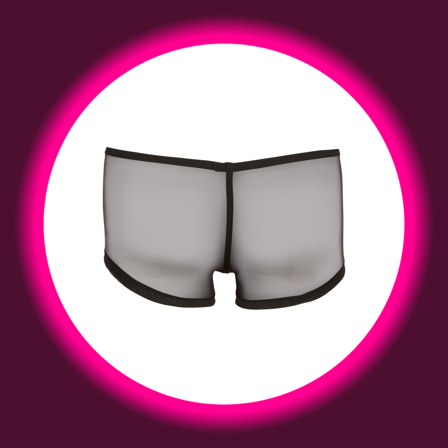 Rückansicht schwarze transparente Pants von Svenjoyment, für Männer