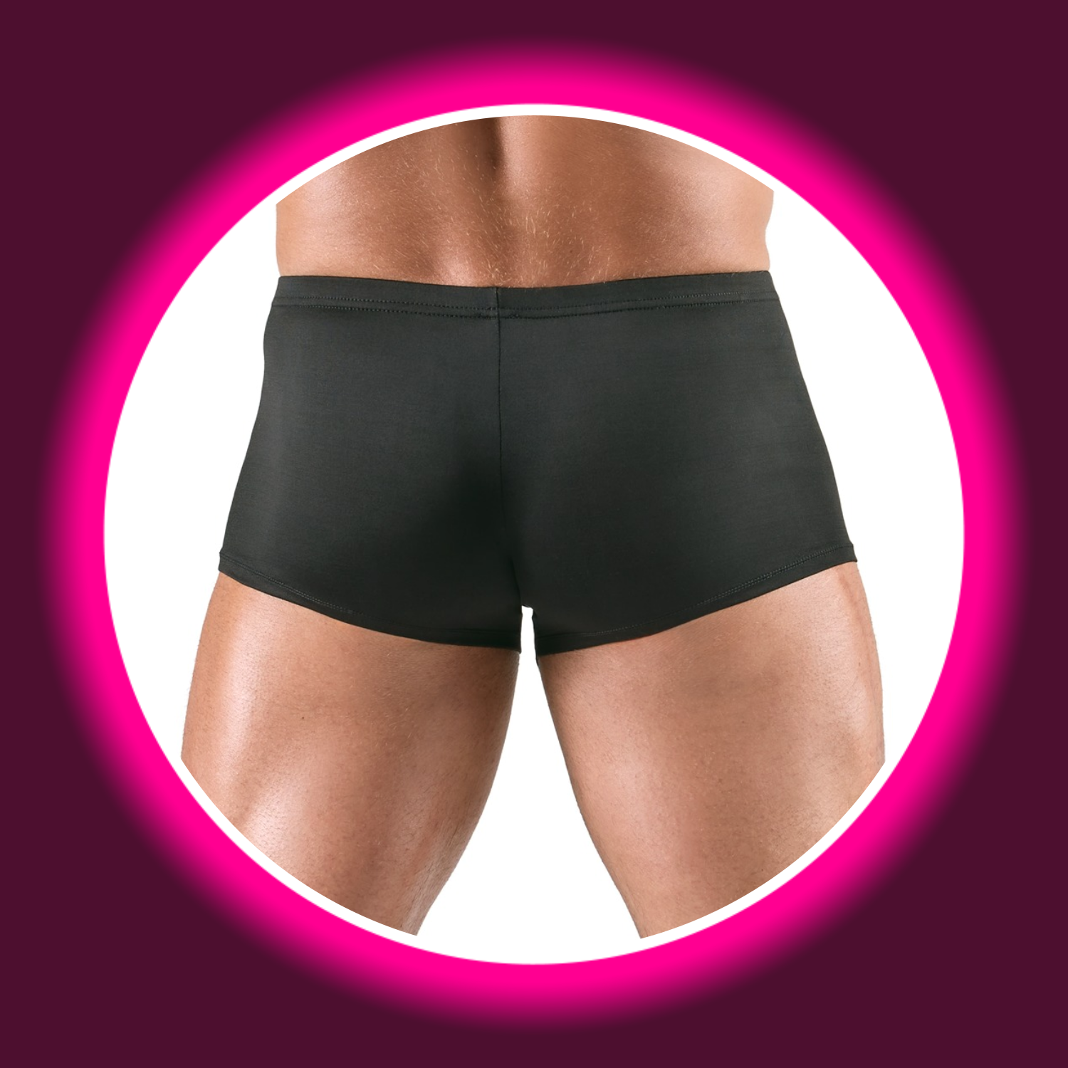 Rückansicht schwarze Pants für Herren, Svenjoyment