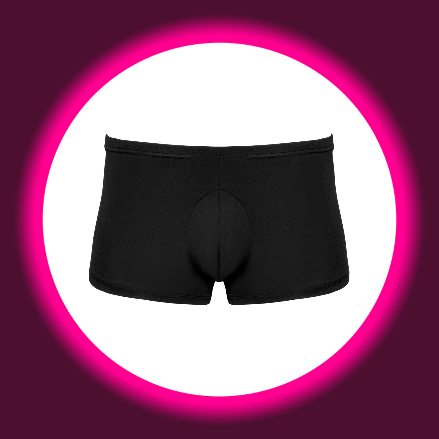 Frontansiche schwarze Pants für Herren mit gepolstertem Suspensorium, Svenjoyment