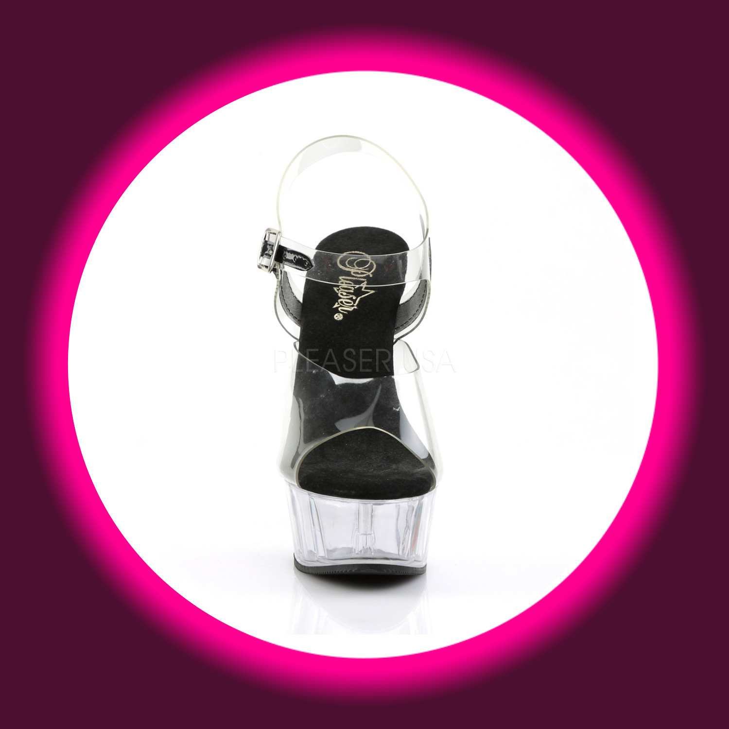 PLEASER | DELIGHT (608) | TRANSPARENT SCHWARZ