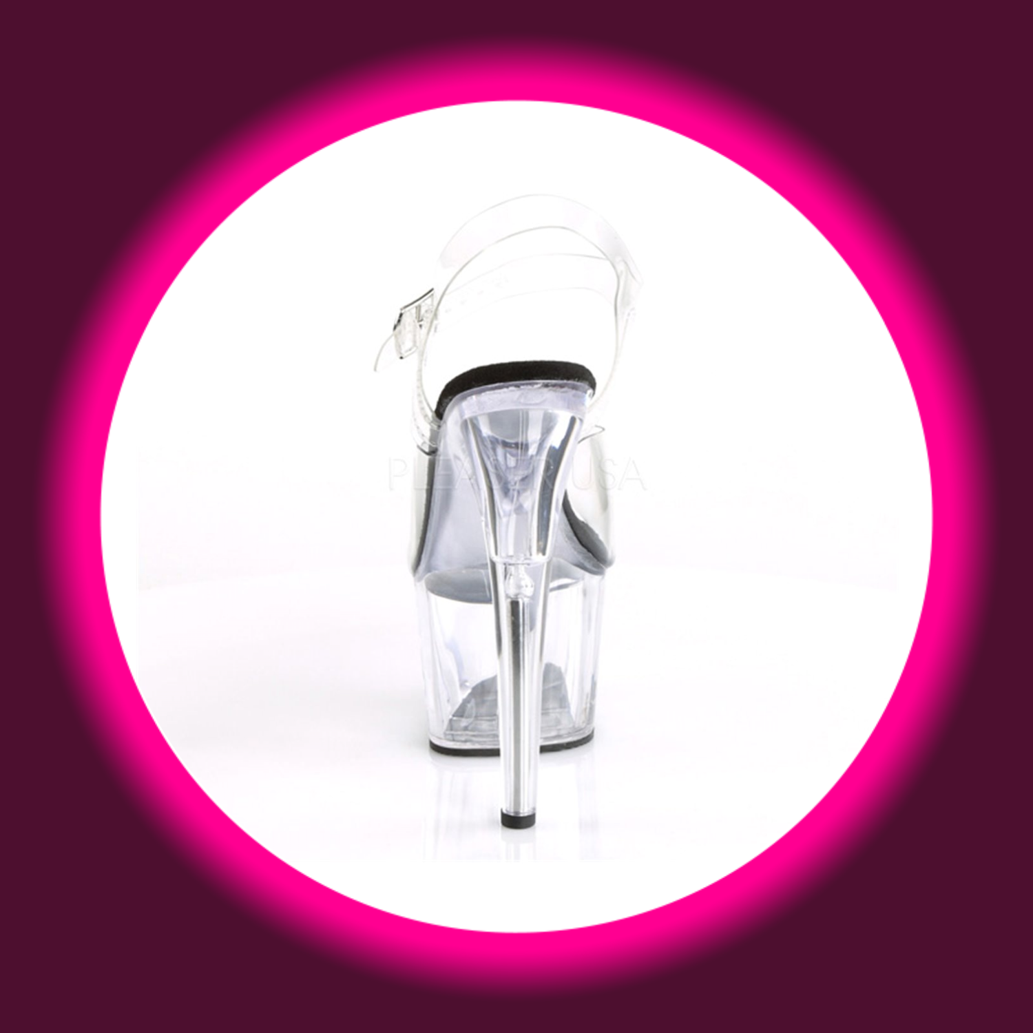 PLEASER | ADORE (708) | TRANSPARENT SCHWARZ