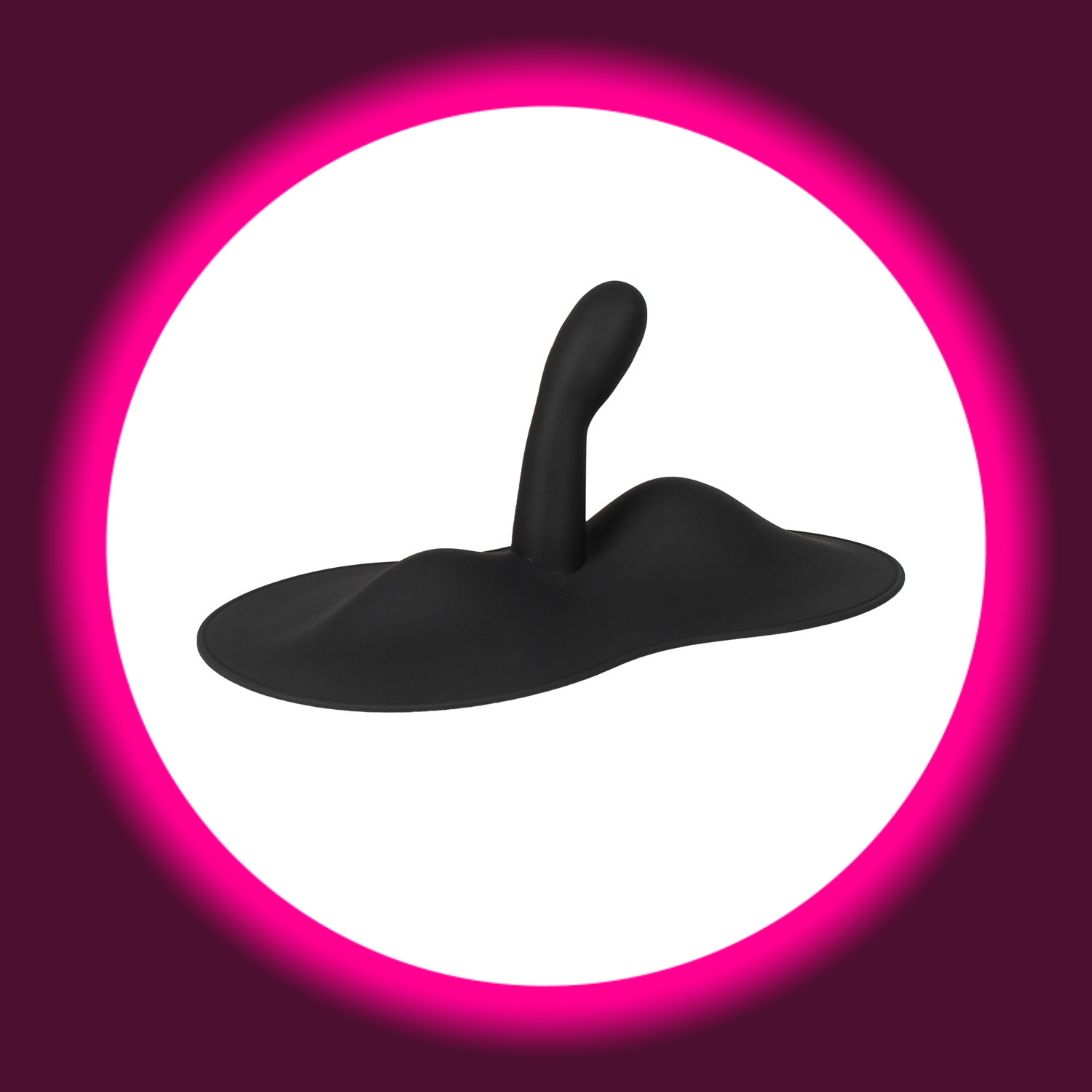 schwarzes Vibepad 3 Vibrokissen mit G-Punkt-Vibrator und Vibrohügeln