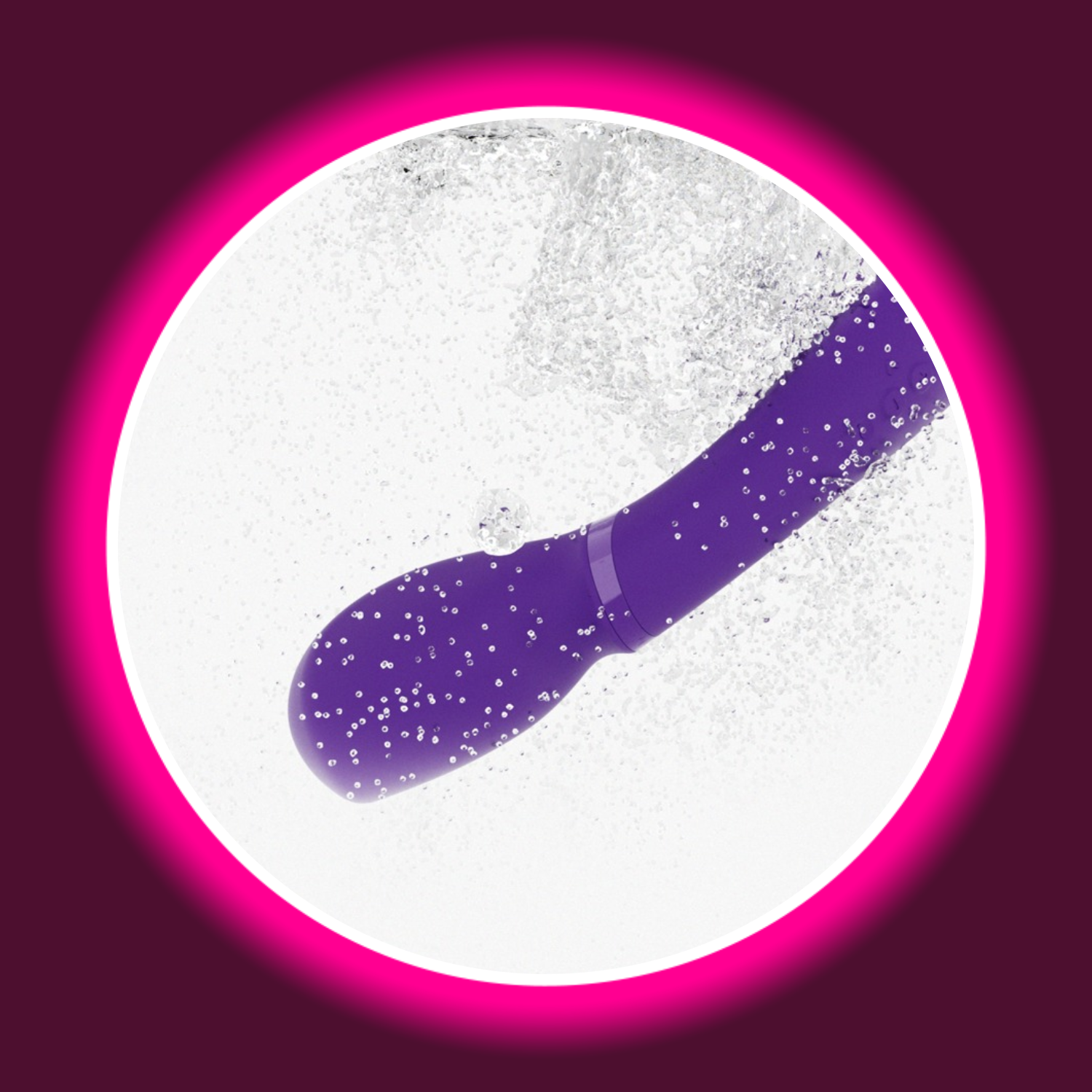 violetter Wand 2 Vibrator von We Vibe unter Wasser