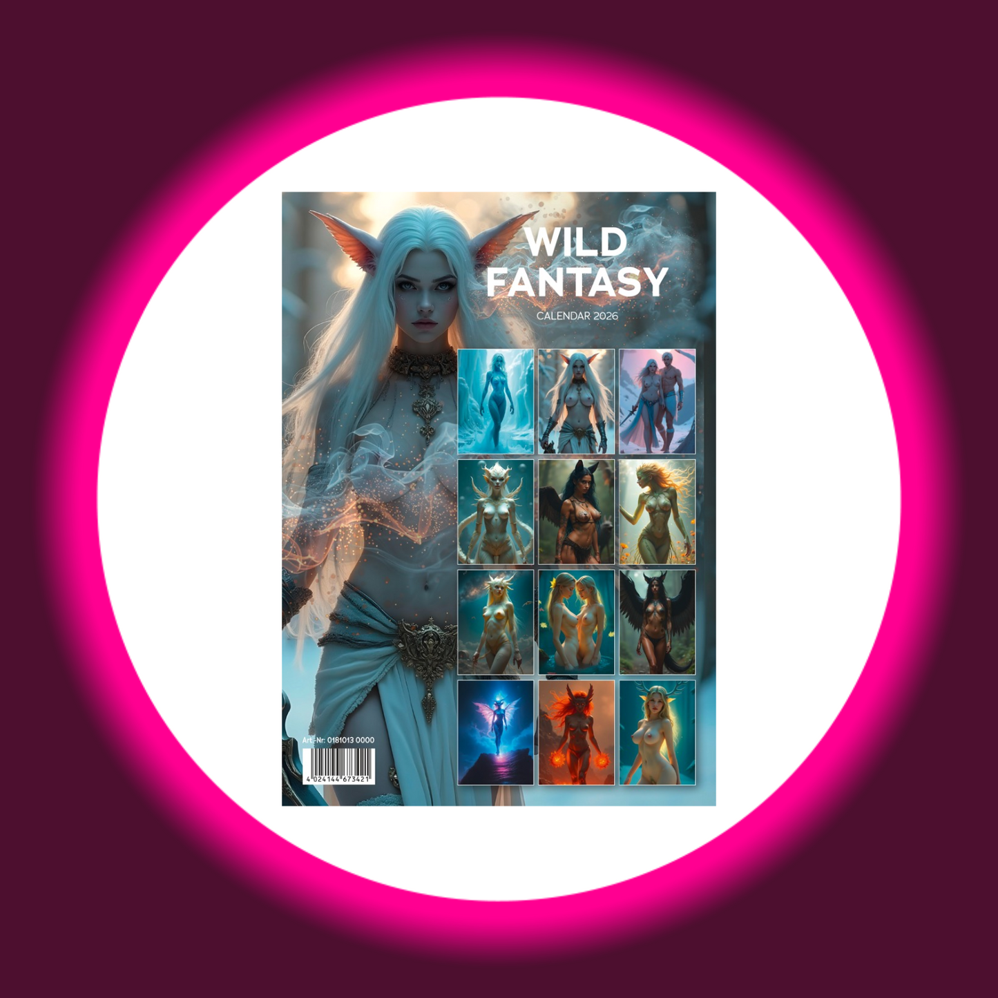 Pin-up Kalender mit Fantasy-Wesen