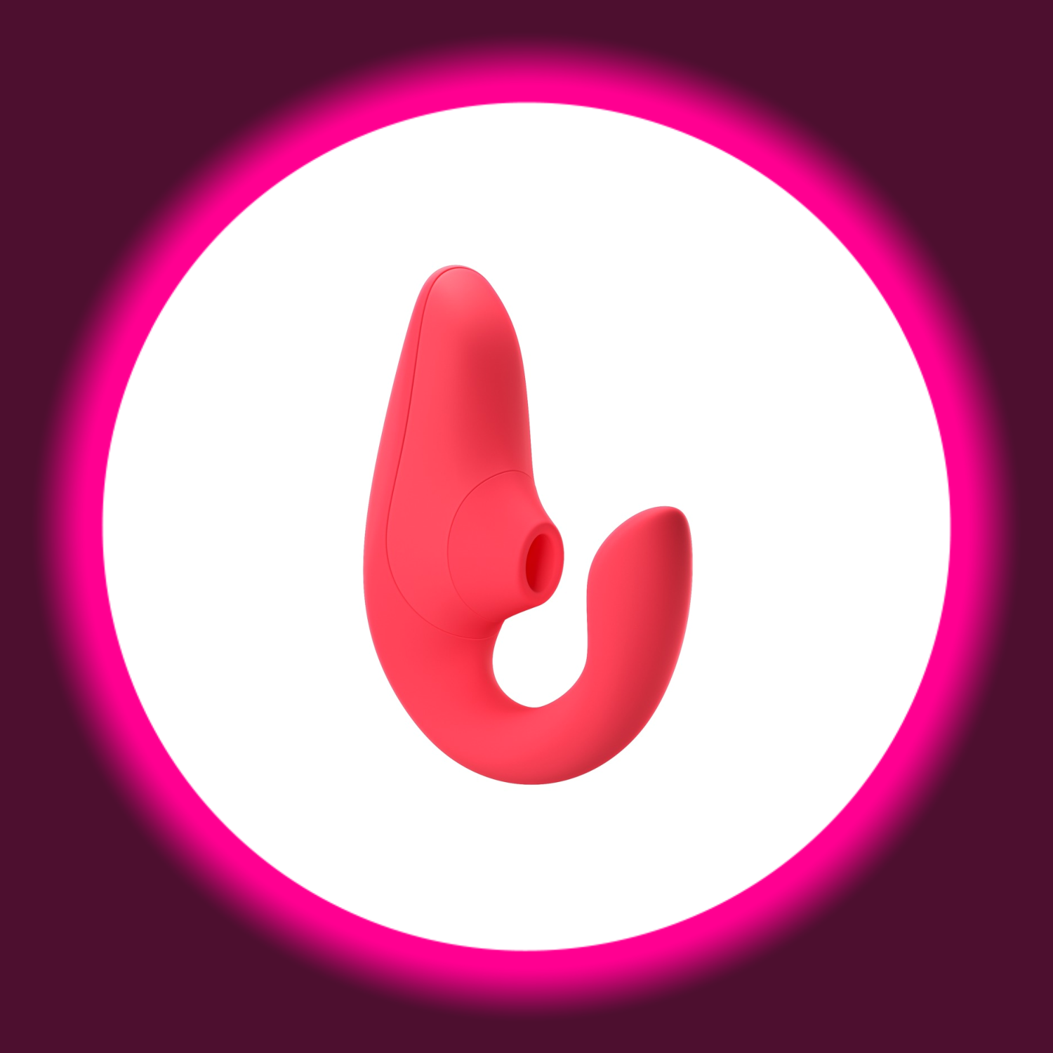 rosa Pulsator Womanizer Blend mit Stimulationskopf und Stimulationsarm