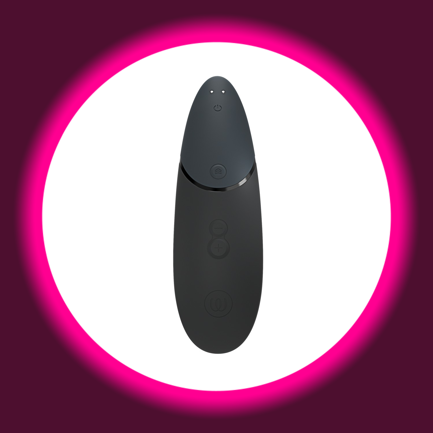Rückansicht schwarzer Pulsator Womanizer Next