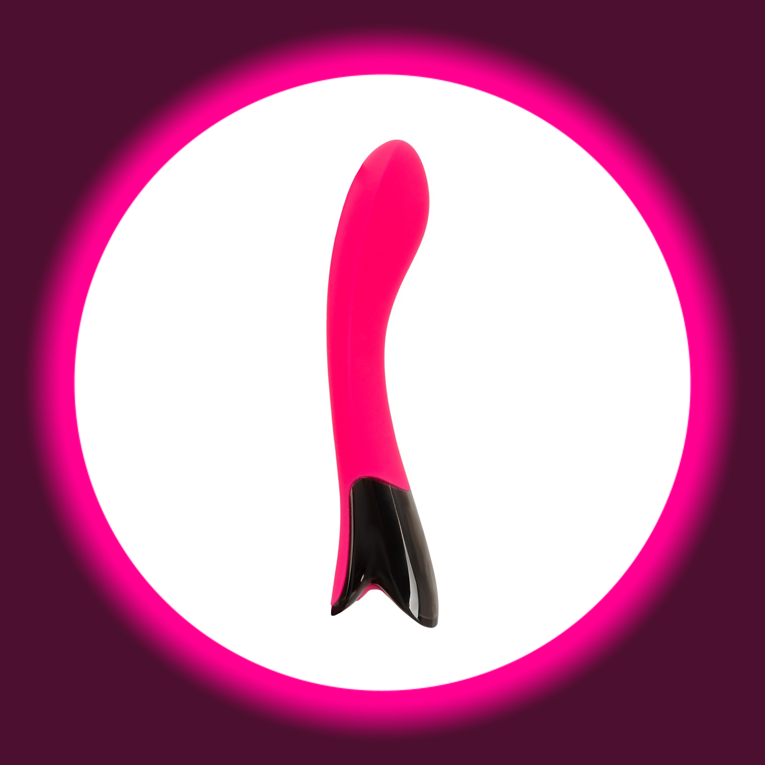 pinker G-Punkt Vibrator mit schwarzem Bedienfeld von You2Toys
