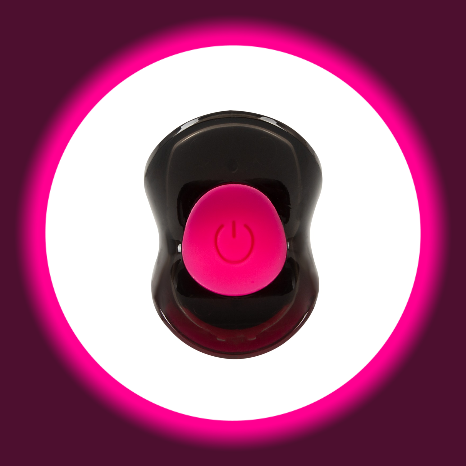 An- und Ausknopf des pinke G-Punkt Vibrator mit schwarzem Bedienfeld von You2Toys