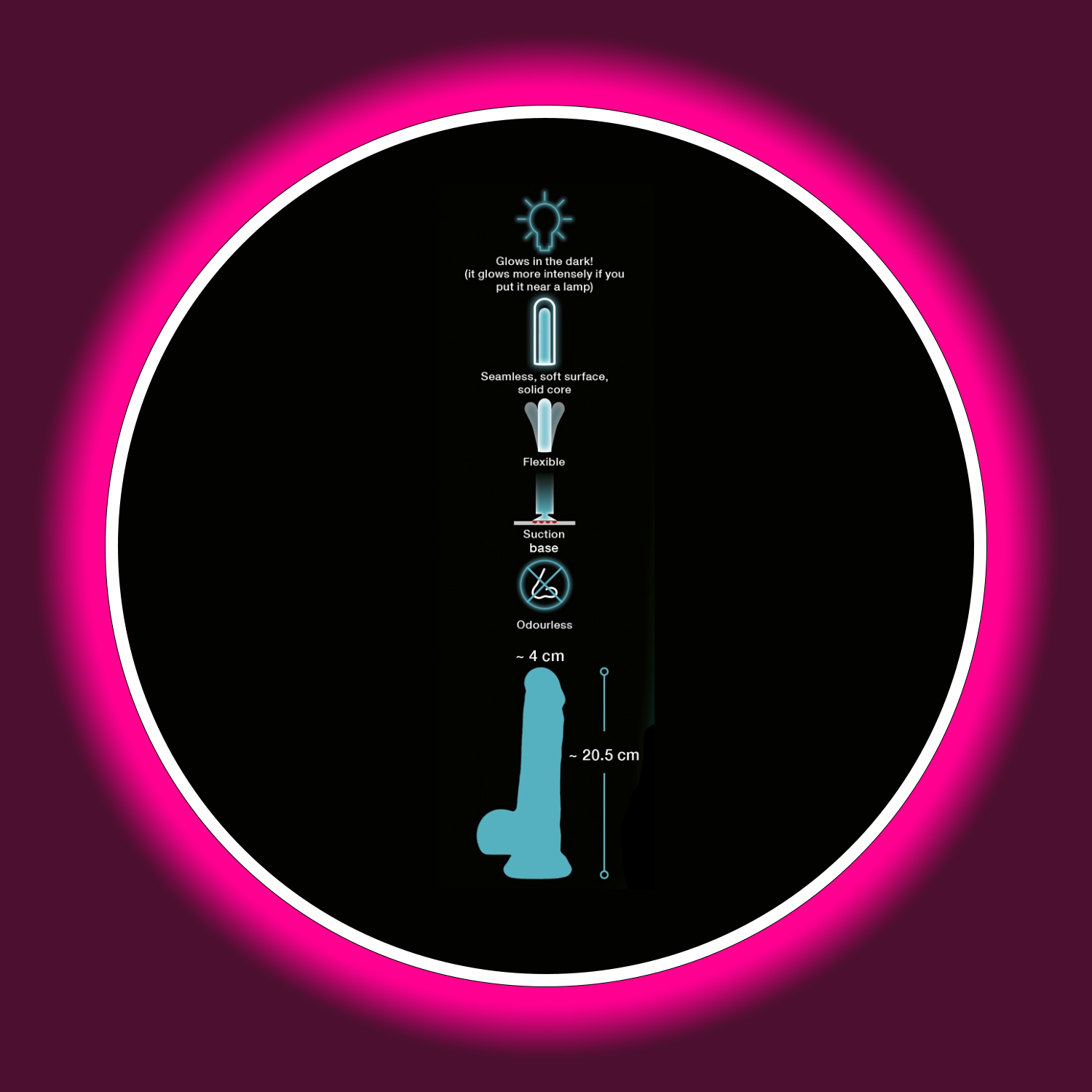 YOU2TOYS | DILDO | GLOW IN THE DARK