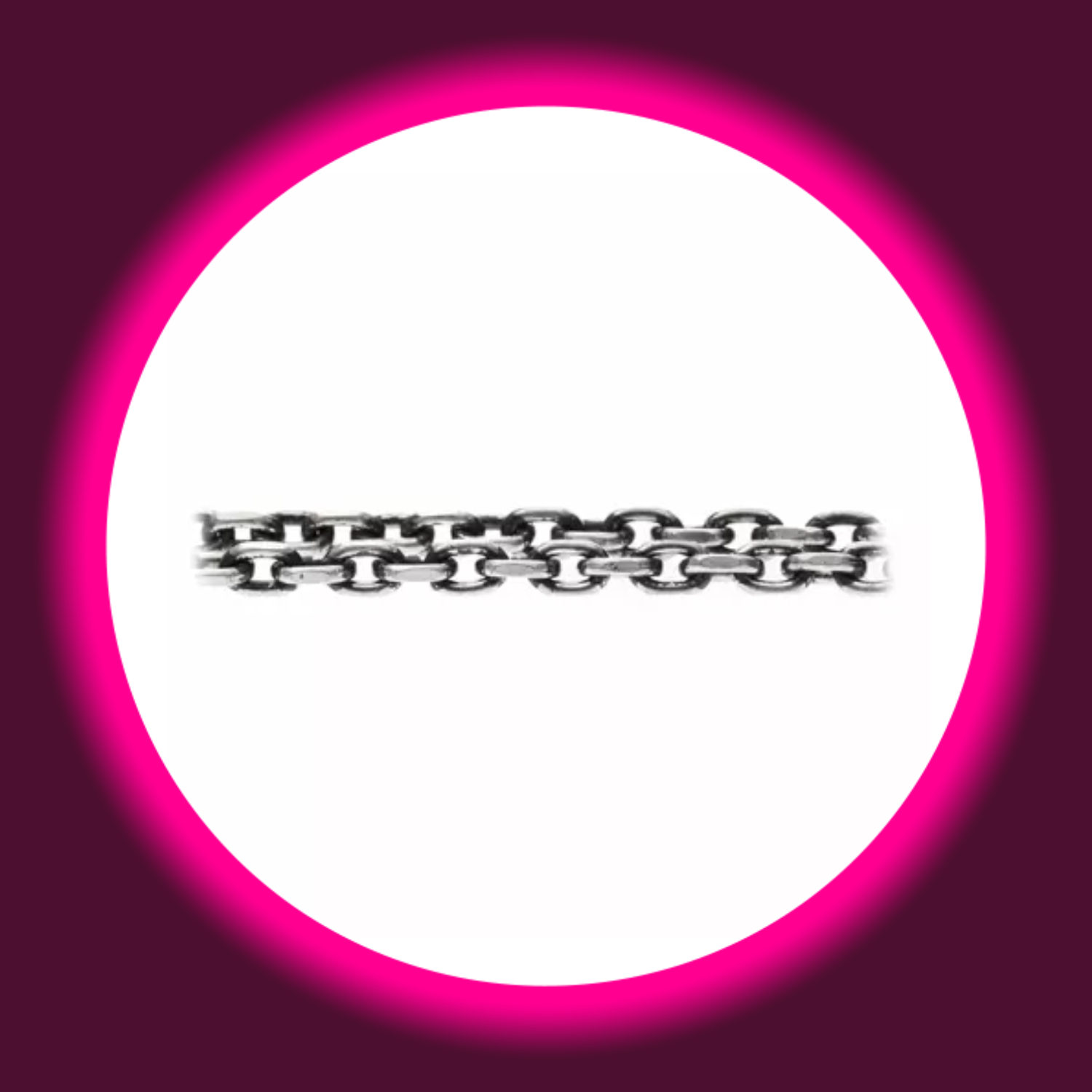 Detailansicht dezente Panzerkette aus 925 Sterling Silber für Männer