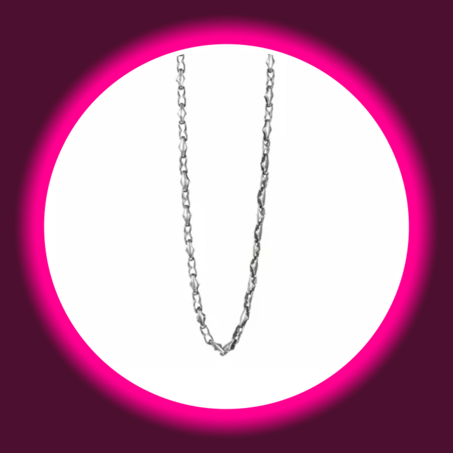 Exklusive Kette aus 925 Sterling Silber im modernen Design