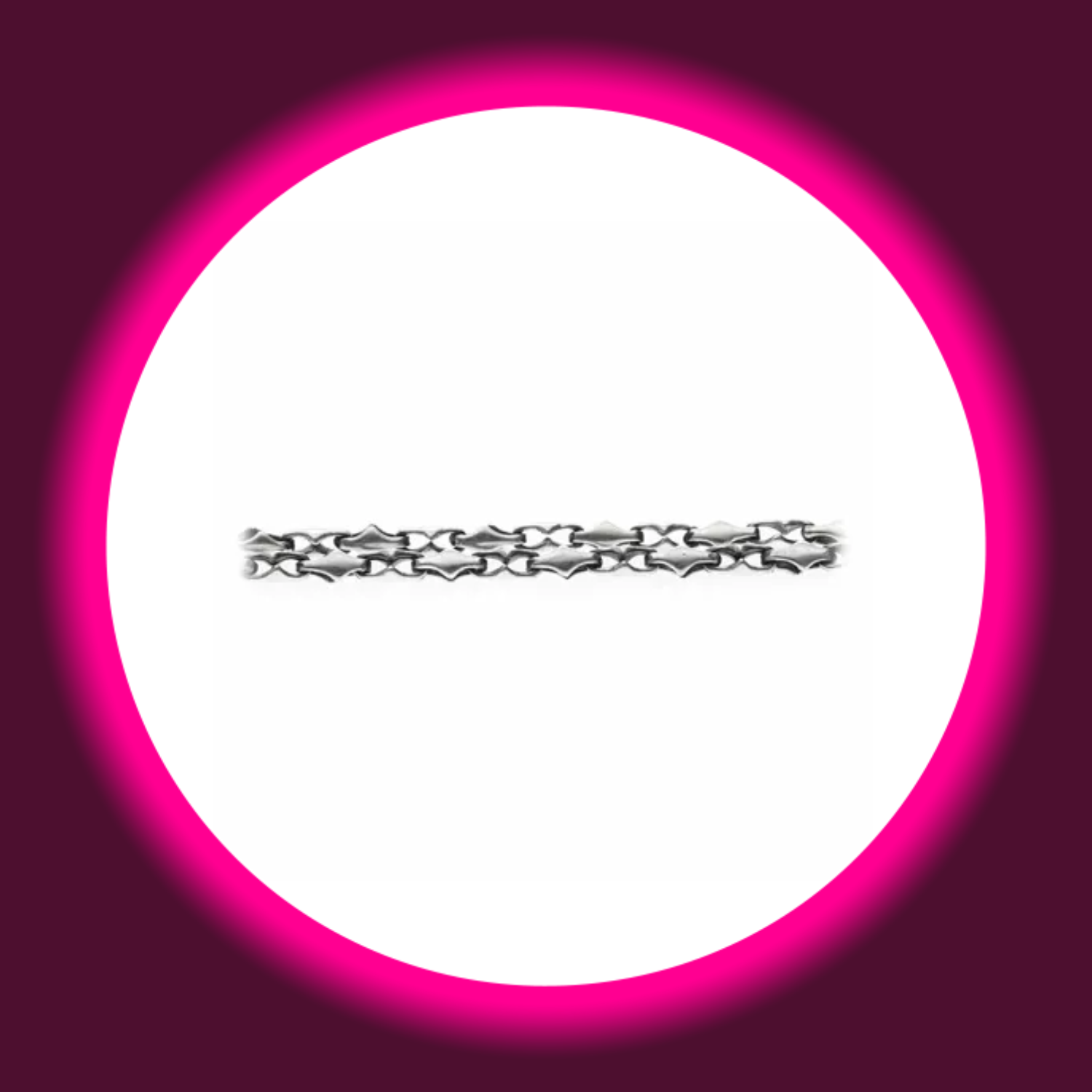 Detailansicht exklusive Kette aus 925 Sterling Silber im modernen Design