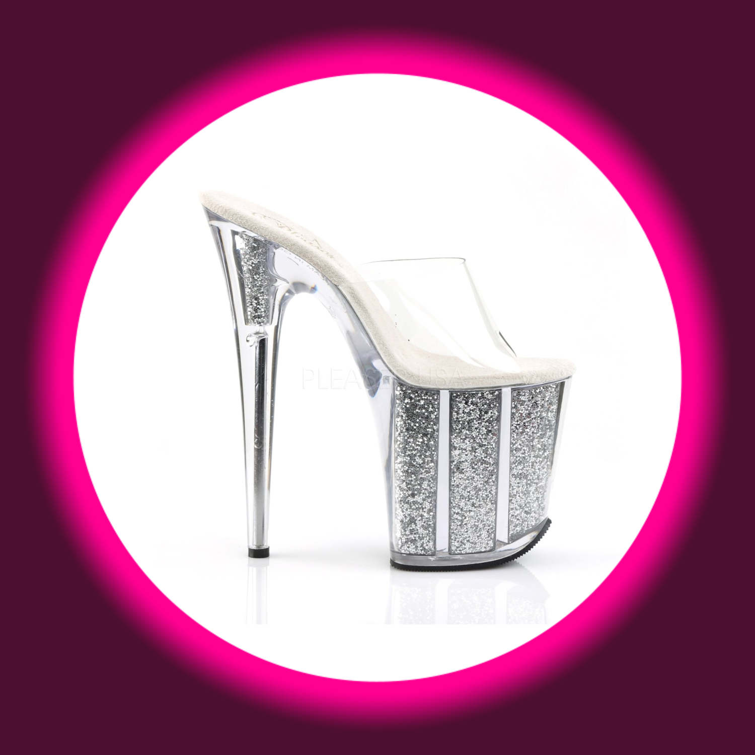 PLEASER | FLAMINGO (801) | GLITZER