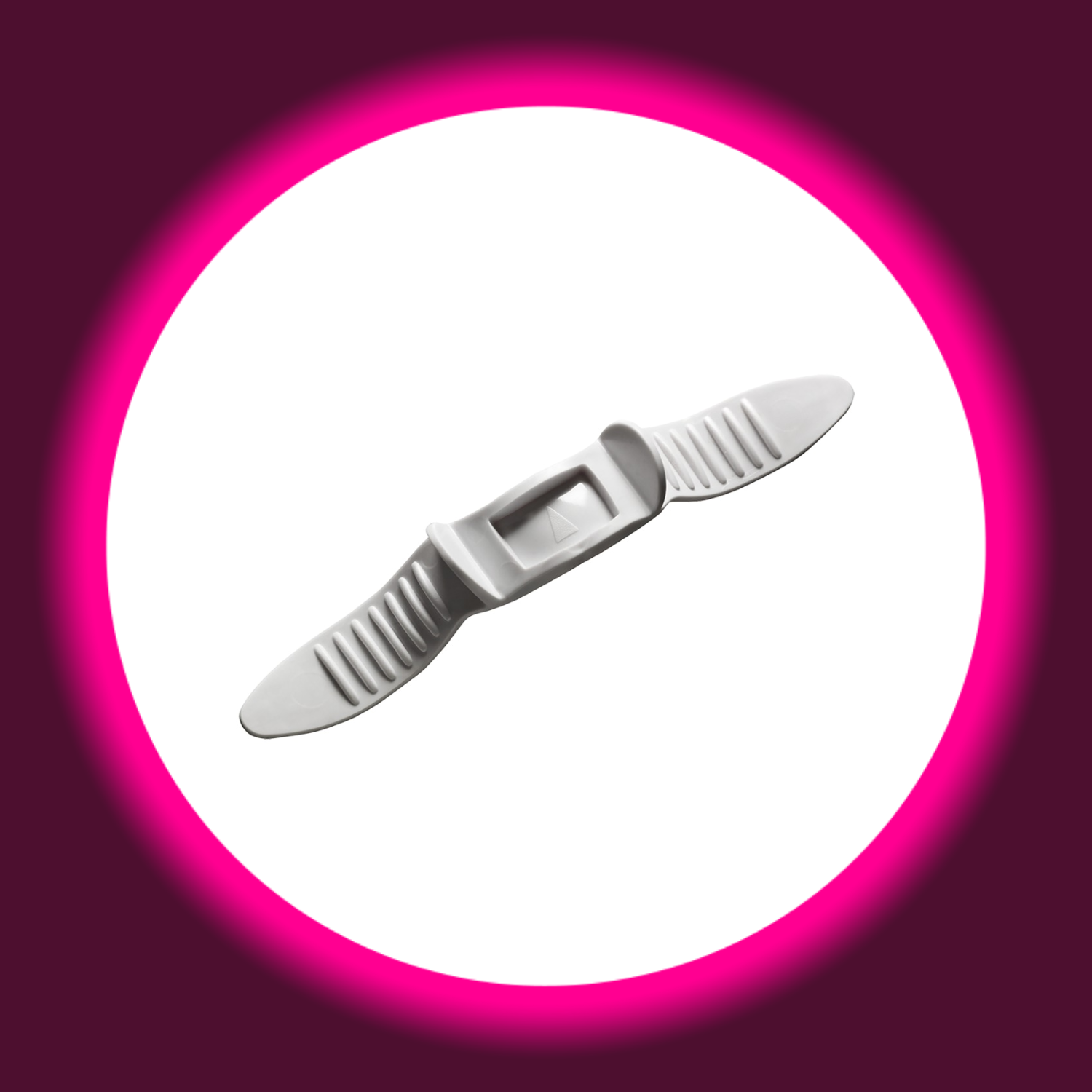 weiße Silikonschnalle mit Riffeln des Jes Extender Penisextender 