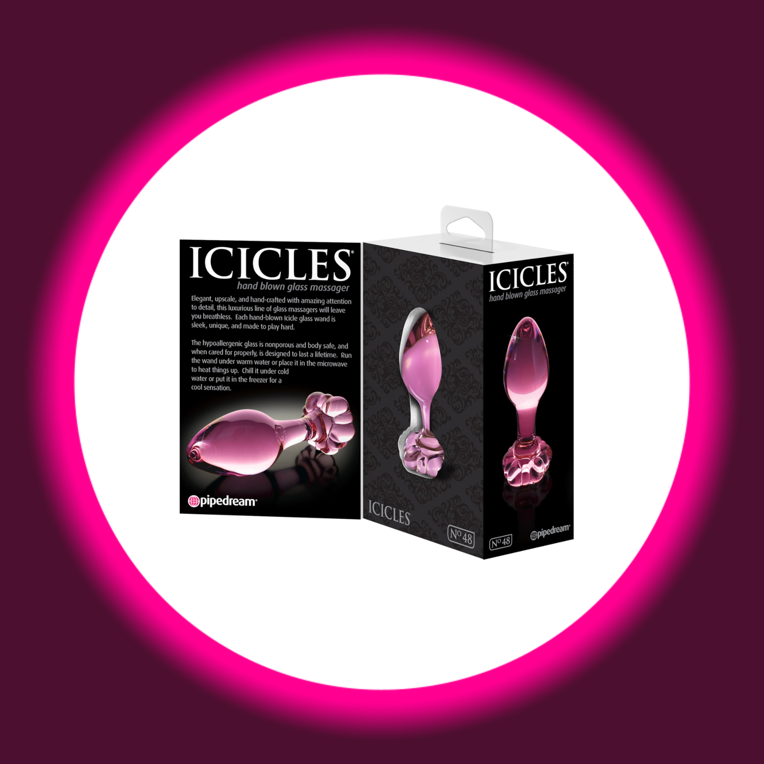 ICICLES | PLUG ANAL EN VERRE | N° 48