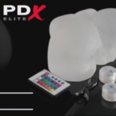 Präsentation des Masturbators Go Go Booty LED von PDX Elite
