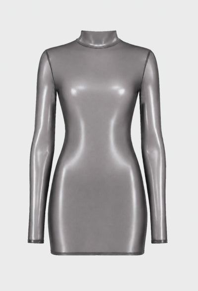 3D-Ansicht Noir Handmade Minikleid Moondust F431
