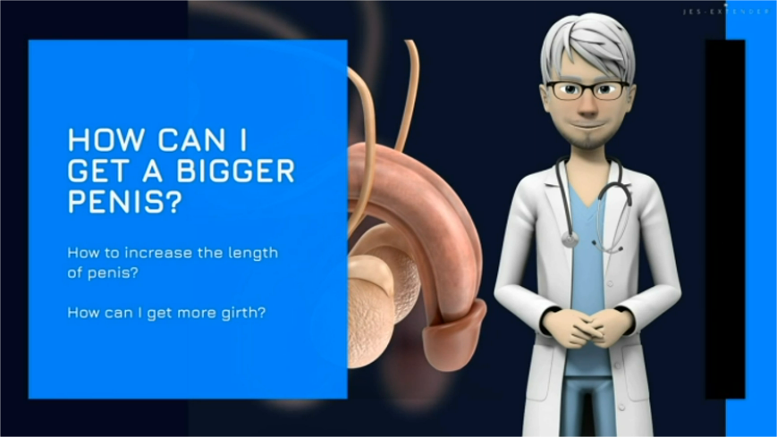 Video laden: Möglichkeiten und Merkmale einer Penisvergrößerung mittels Jes Extender Penis-Expander