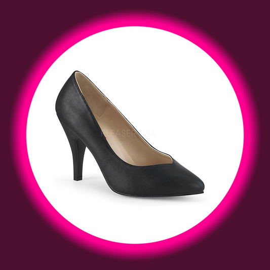PLEASER PINK LABEL | DREAM (420) | SCHWARZ LEDEROPTIK