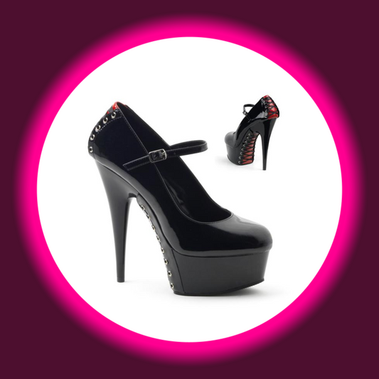 PLEASER | DELIGHT (687) | SCHWARZ ROT