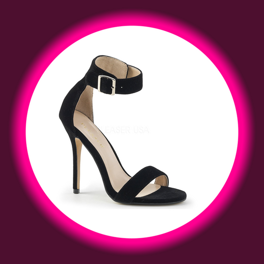PLEASER | AMUSE (10) | SCHWARZ VELOURSOPTIK