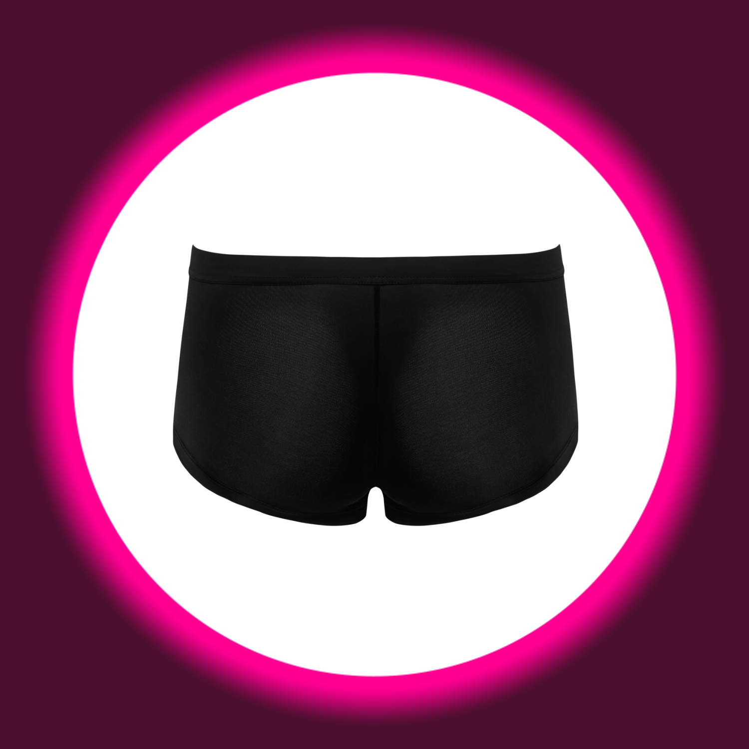 Rückansicht schwarze Pants von Svenjoyment, aus Mikrofaser