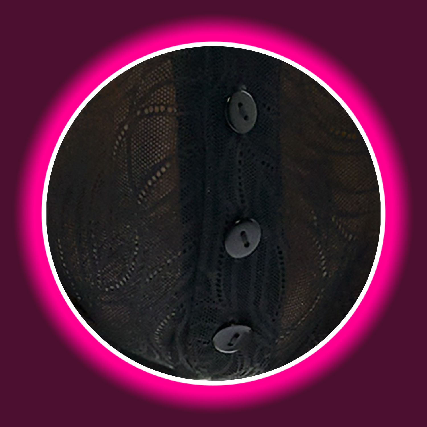 Detailansicht knappe Shorts aus Stretch-Spitze mit Knopfleiste, für Männer, Svenjoyment