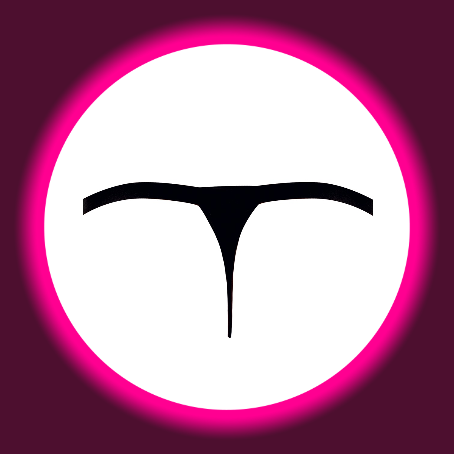 Rückansicht schwarzer String für Männer, Svenjoyment