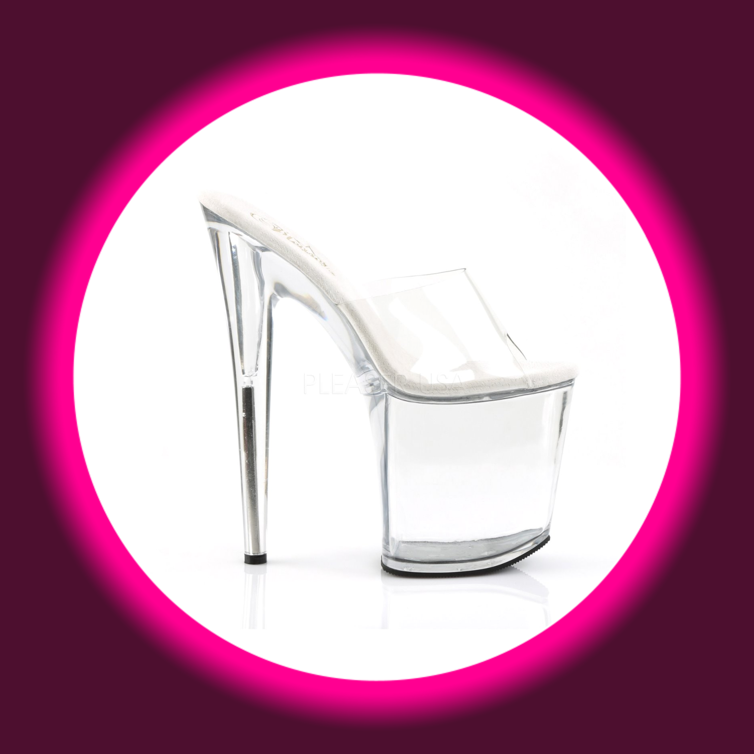 PLEASER | FLAMINGO (801) | TRANSPARENT