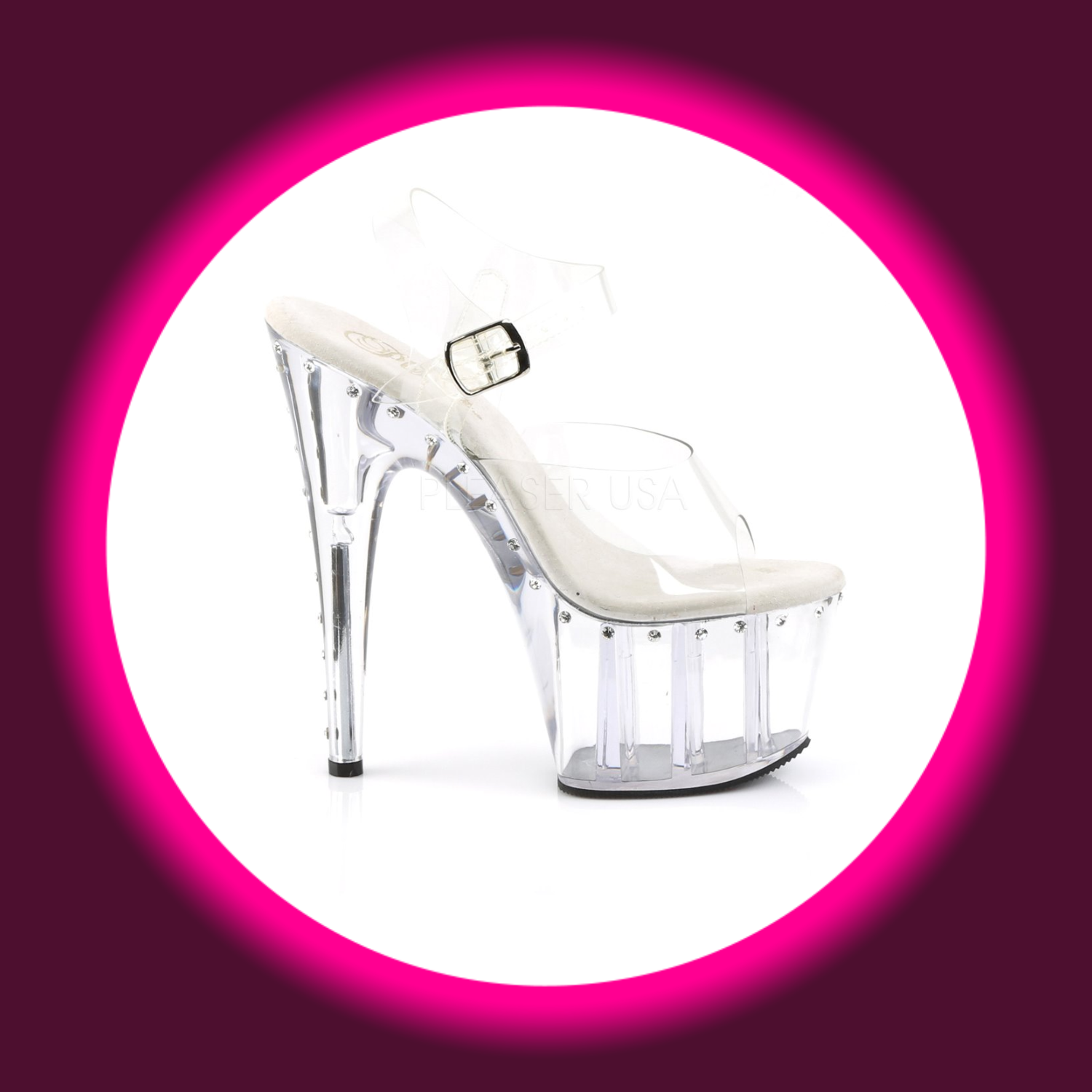 PLEASER | ADORE (708) | TRANSPARENT STRASS